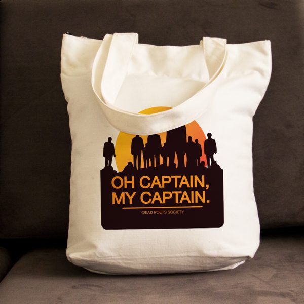 Oh Captain, My Captain Bag (White)